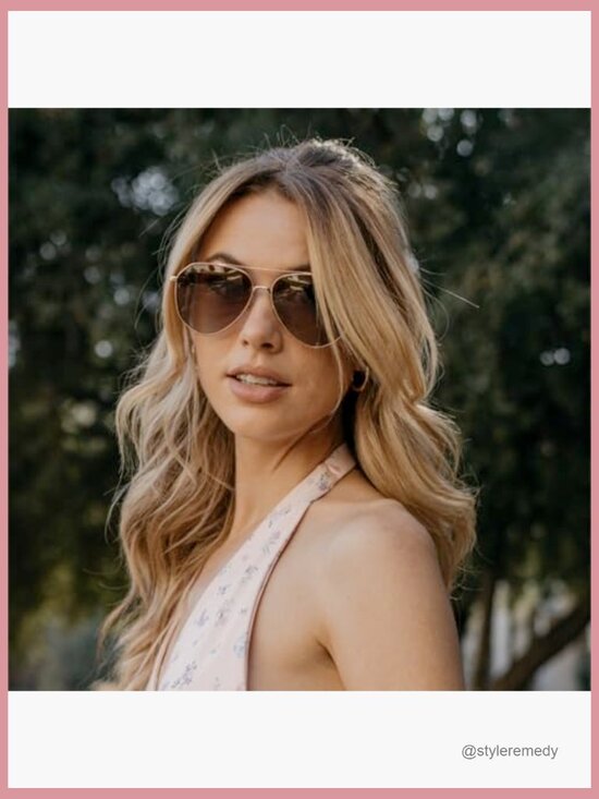 Metal Frame Polarized Aviator Sunglasses UV Protection Wrap Around main image 5